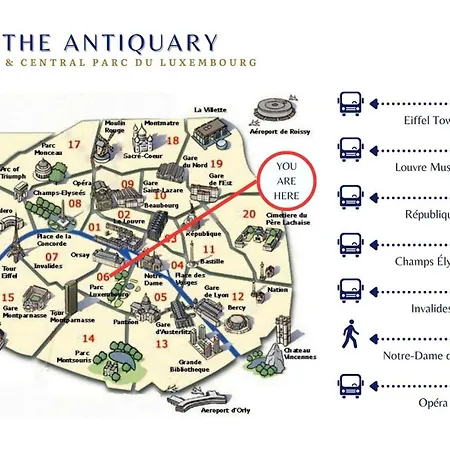 L'antiquaire - Cosy & Of Luxembourg Park Apartment