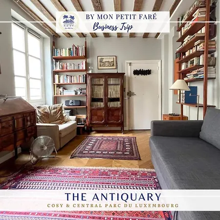 L'antiquaire - Cosy & Of Luxembourg Park Apartment Paris